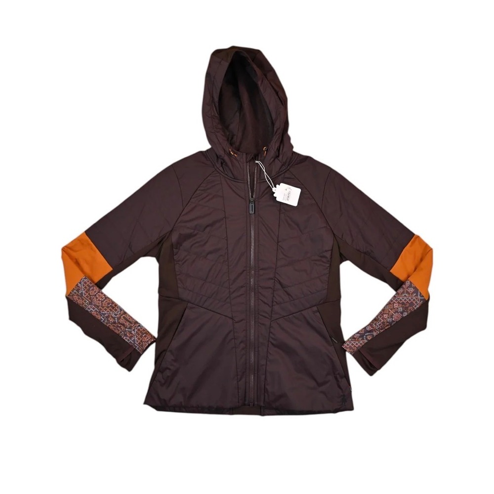 Smartwool Smartloft Hooded Jacket Womens XL Mink Brown NWT Merino Wool Insulated